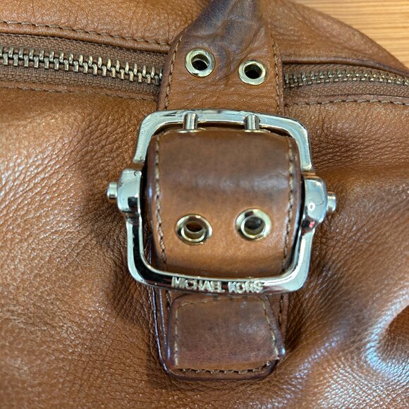Michael by Michael Kors Brown Leather Shoulder Bag - Picture 9 of 10